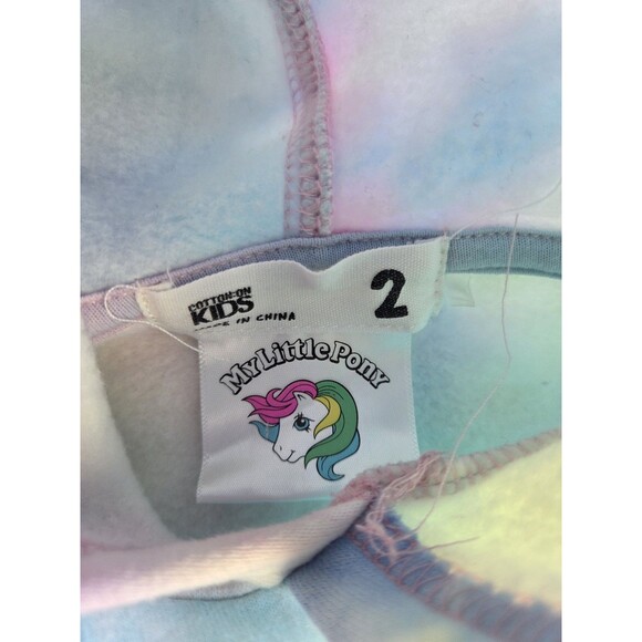MY LITTLE PONY Pastel TIE DYE Sweatshirt HOODIE Toddler Sz 2T NEW Cotton On Kids - Picture 3 of 7